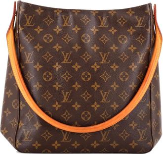 Louis Vuitton Looping Handbag Monogram Canvas GM shoulder bag - Bruin