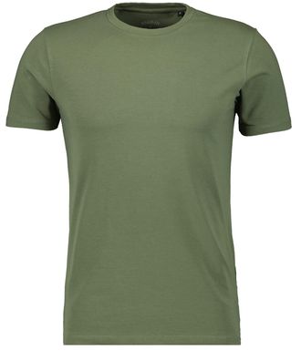 Ragman T-Shirt RAGMAN, Herren, Gr. XXL, gr&uuml;n (oliv), Baumwollmischung, slim fit, Rundhals, Shirts T-Shirt