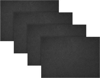Fortessa Set Of 4 Loft Rectangle Felt Placemats