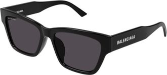 Balenciaga Square Zonnebril - Dames - Accessoires - Zwart - Maat: 56 MM