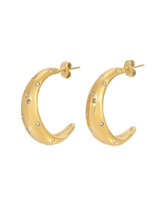 Eyecandy LA Eye Candy La Cz Hoop Earring