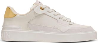 Balmain B-Court Flip leather sneakers - women - Leather - 36 - White