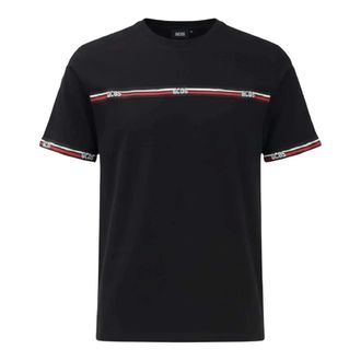 GCDS T-Shirts, male, Black, Size: XL Logo Tape SS T-Shirt