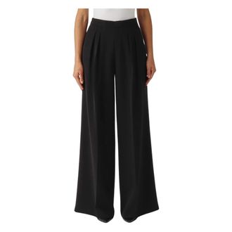 Twinset Dames, Broeken, Zwart, Maat: 2XS Leer