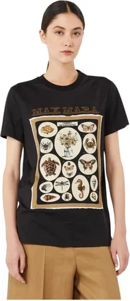 Max Mara Dames, Tops, Zwart, Maat: S