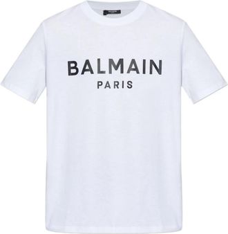 Balmain T-shirts en Poloshirts - Heren - T-shirts - Wit - M - Nylon - Tops