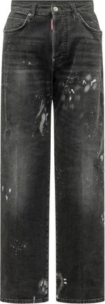 Dsquared2 San Diego Jeans - Dames - Loose Fit Jeans - Zwart - M - Jeans