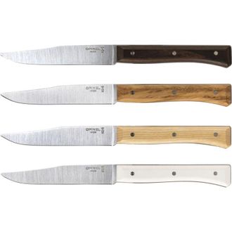 Opinel Juego De Cuchillos De Mesa Opinel Facette Mezcla De 4 Piezas