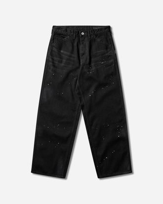Neighborhood Men s BW Washed Utility Pants Black
