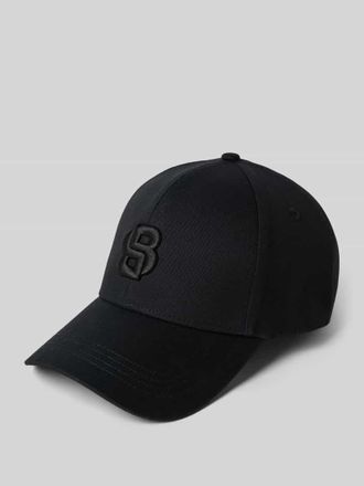 HUGO BOSS Basecap aus reiner Baumwolle Modell ZED-B-ICON in Black, Größe 1