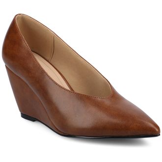 Journee Collection Womens Danika Dress Wedges