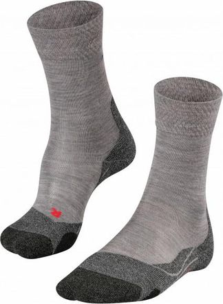 Falke TK2 Melange Wandersocken für Damen | grau