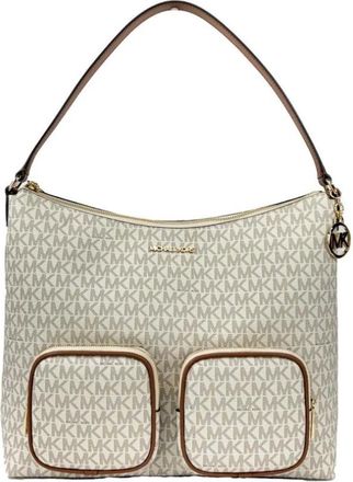 Michael Kors Merritt Large Cargo Schoudertas - Dames - Tassen - Veelkleurig - Maat: ONE Size Leer