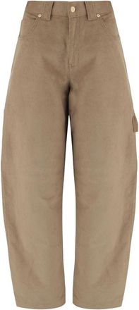 Darkpark Audrey Cargo Broek - Dames - Broeken - Beige - W26 - Katoen - Broeken