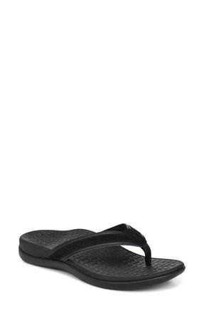 Vionic Tide 2.0 Flip Flop in Black at Nordstrom, Size 10