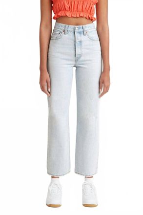 Levi's Ribcage Straight Ankle Jeans In Ojai Shore