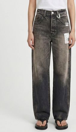 Miharayasuhiro Jeans con applicazioni in denim vintage Maison Mihara Yasuhiro