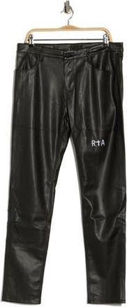 Rta Bryant Faux Leather Skinny Pants in Latin Triple Cross at Nordstrom Rack, Size 38