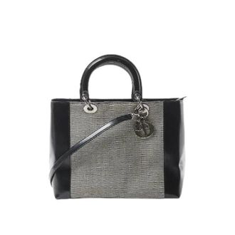 Dior Pre-owned Handbags, female, Black, Size: ONE SIZE Pre-owned Lady Dior Large Handbag