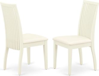 East West Furniture Dining Chair Linen White, IPC-LWH-C