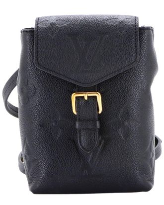 Louis Vuitton Black Monogram Empreinte Giant Tiny Backpack (Authentic Pre- Loved)
