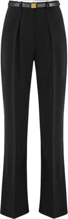 Elisabetta Franchi Mujer, Pantalones, Negro, Talla: XS
