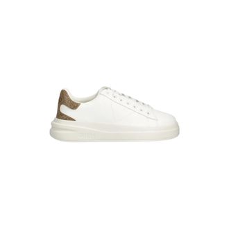 Guess Schoenen, Dames, Wit, 40 EU, Leer, Elbina Platform Sneakers