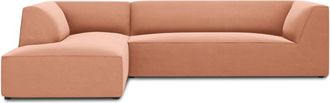 BLOOMINGLOFT 4-Sitzer Ecksofa Sao 273 x 180 cm mit Samtbezug / Eckteil links