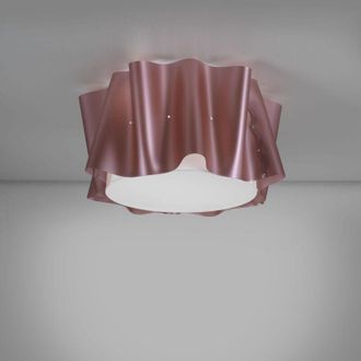 Linea Zero Linea Zero - Plaf&oacute;n 3 Luces Metal Rosa Cm. 60x32h