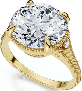 Pompeii3 Certified 5Ct Swift Diamond Engagement Ring 14k Gold Lab Grown