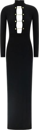 Elisabetta Franchi Abito lungo con scollatura posteriore - Nero