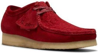 Clarks Wallabee Moc Toe Chukka in Dark Red Suede at Nordstrom Rack, Size 10.5
