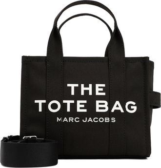 Marc Jacobs Black Cotton The Small Tote Bag-Donna