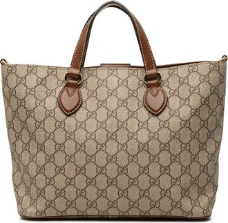 Gucci Pre-owned Gucci Small GG Supreme Satchel Ladies GCWPQ12D8DINR3XS