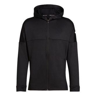 adidas Workout Warm Full-Zip Hoodie Black HD3518