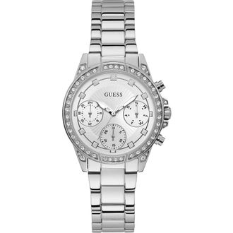Guess Gemini Horloge - Dames - Horloges - Grijs - ONE Size - Accessoires
