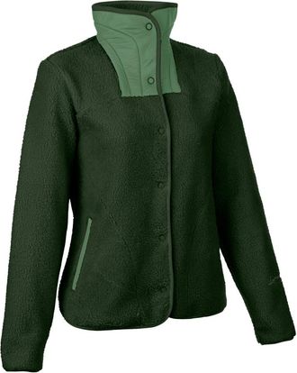 LaMunt Sabine Cozy Thermal Cardigan - Dames - Fleece jassen - Groen - XS - Polyester - Fitness