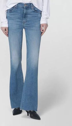 Mother denim flared trousers