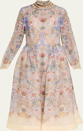 Zimmermann Rebellion Beaded Midi Dress