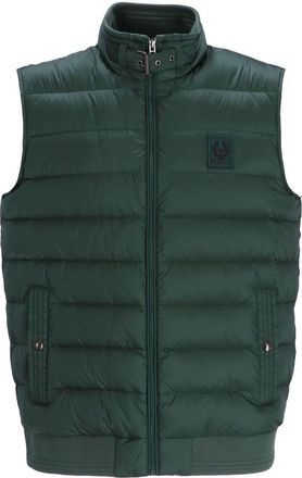 Belstaff Circuit down padded gilet - men - Polyamide/Feather/Down - 56 - Green