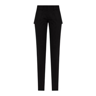 Dsquared2 Slit Broeken - Dames - Broeken - Zwart - Maat: M Wol