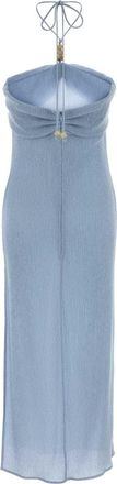 Magda Butrym Womens Light Blue Stretch Lyocell Blend Dress Lightblue Abiti