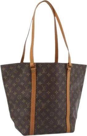Louis Vuitton Pre-owned Sac Shopping Tote - Dames - Vintage Shopper - Bruin - ONE Size - Leer - Vintage