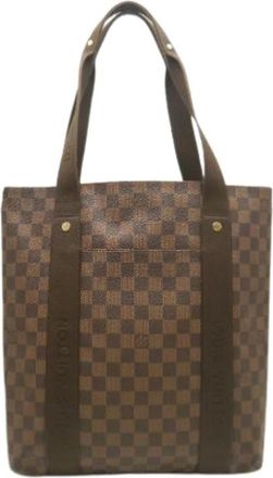 Louis Vuitton Pre-owned Vintage Damier Ebene Tote Bag - Dames - Vintage Shopper - Bruin - ONE Size - Vintage