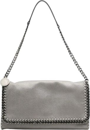 Stella McCartney Borsa a spalla Falabella con patta - - Bags - Donna - Grigio - ONE SIZE
