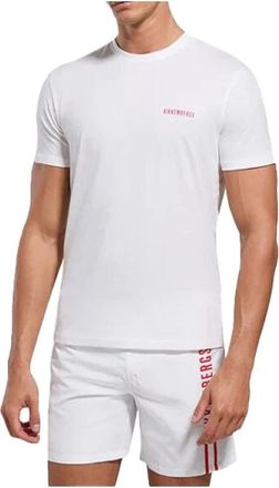 Dirk Bikkembergs Training T-Shirt - Heren - Sportshirts - Wit - S - Fitness