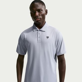 Nike Mens Par Dri-FIT Golf Polo in Grey | IB0233-012