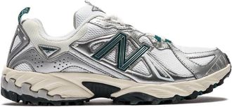 New Balance Mens New Balance 610 ML610TAE Sneaker Silver Metallic Reflection Green Shoe FD459