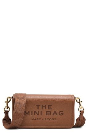 Marc Jacobs The Mini Leather Crossbody Bag in Argan Oil at Nordstrom