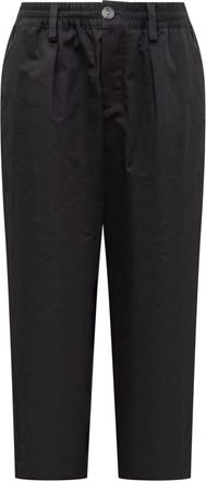 Marni Pantaloni dritti in gabardine - Nero